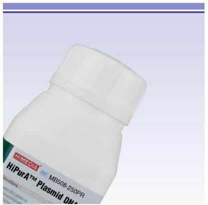 Kit De Purificación Miniprep De ADN Plasmídico HiPurA® (Plasmid DNA Miniprep Purification) Kit 250 Preparaciones HiMEDIA MB508