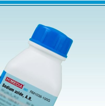 Sodio azida (Sodium azide) A.R 100 g HiMEDIA GRM1038